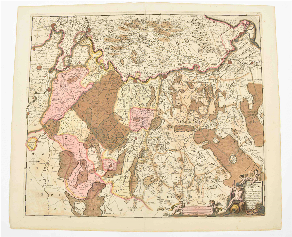 [Gelderland] Nicolas Visscher, a.o. Eight Gelderland maps - Image 4 of 9