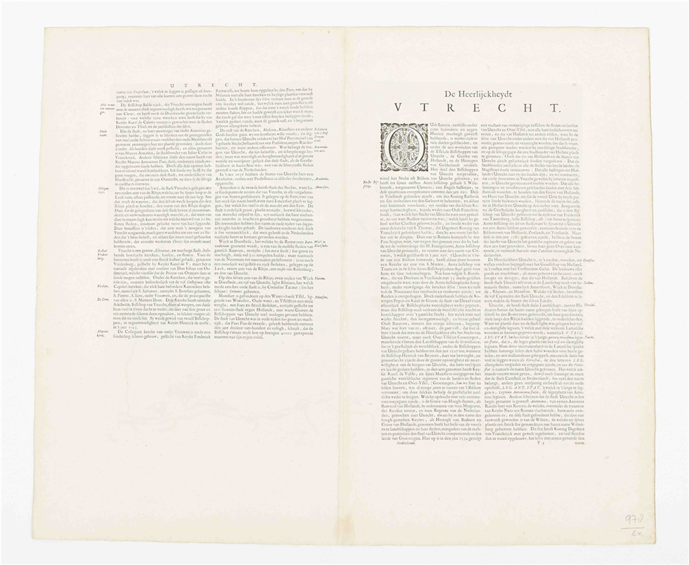 [Utrecht. Province] Two maps: (1) Ultraiectum Dominium - Image 5 of 10