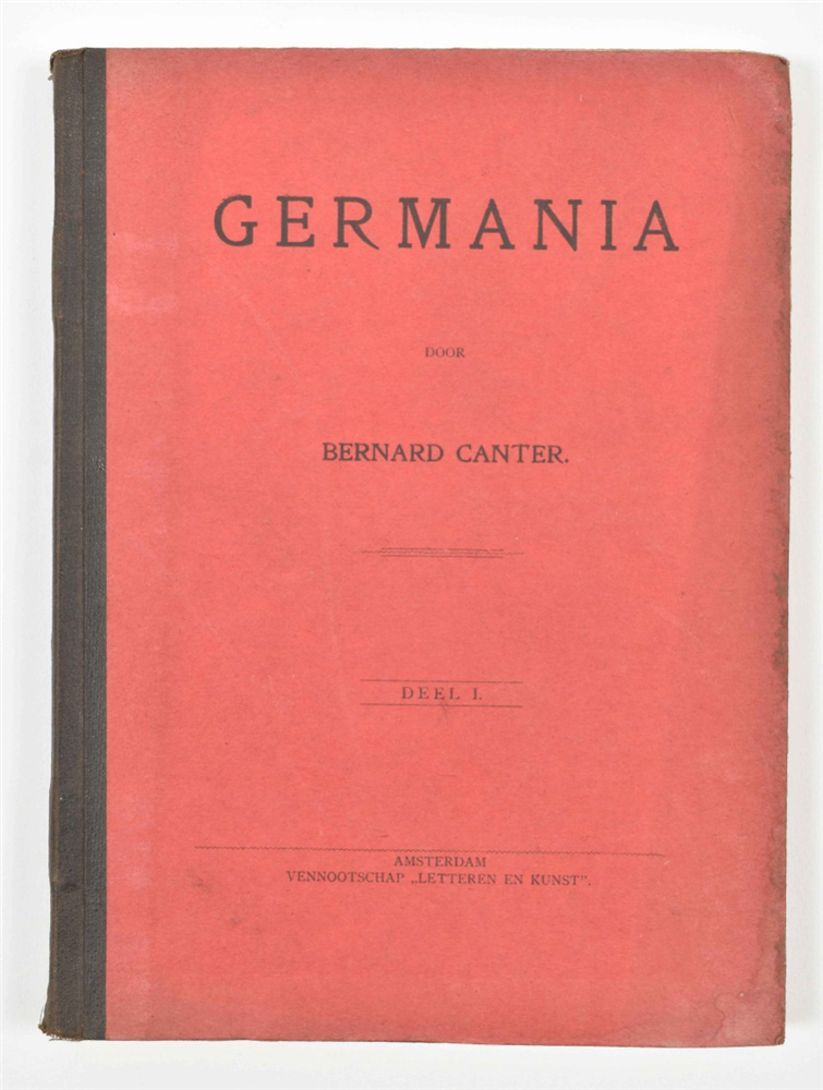 [Amsterdam. Judaica] Three titles in five vols.: (1) Bernard Canter. Germania - Image 2 of 6