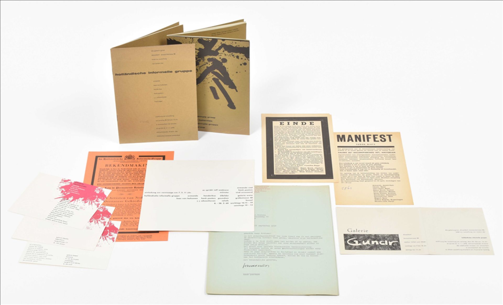 Large set of documents concerning the Dutch Informal Group, 1959-1960