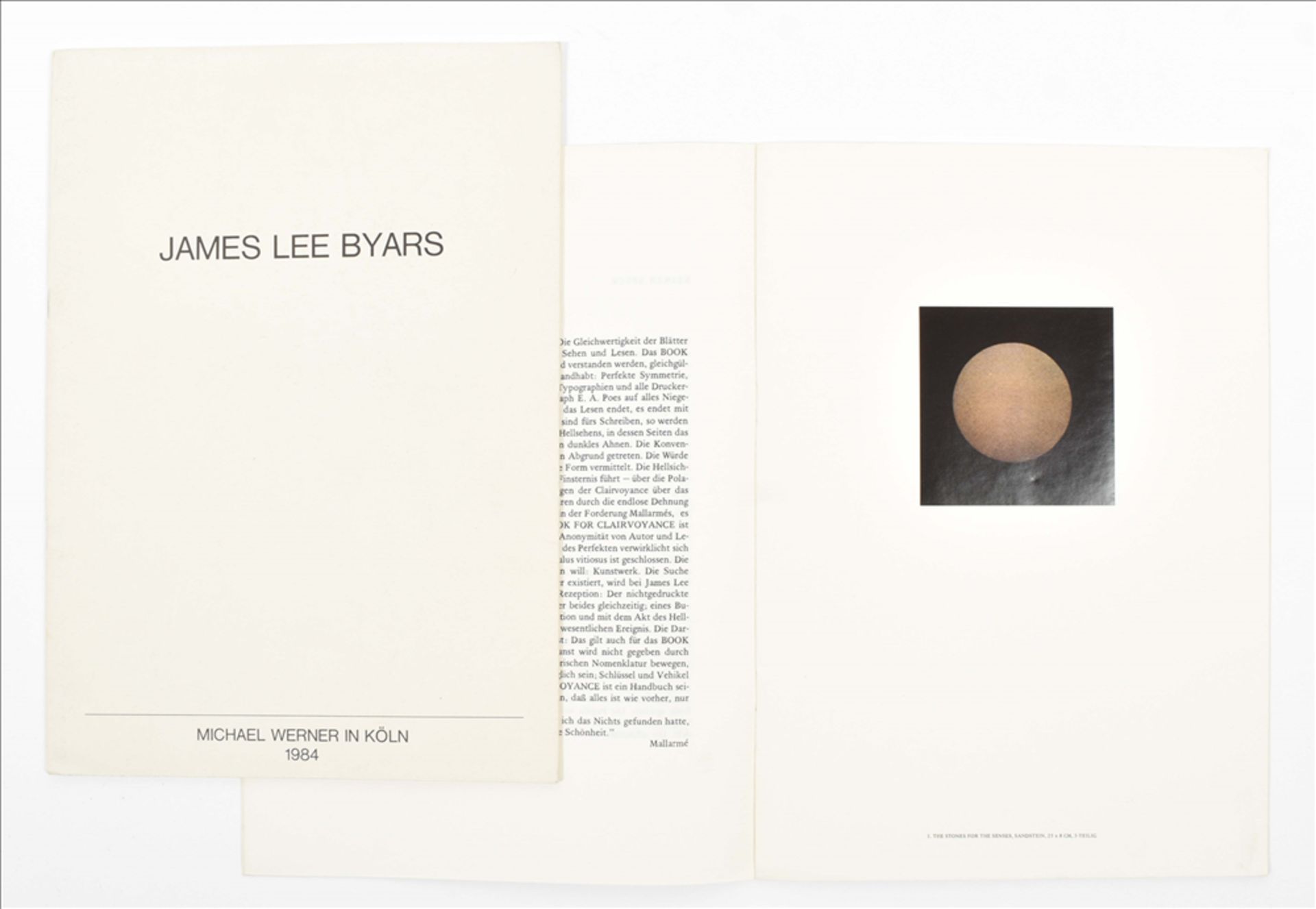 James Lee Byars, 4 catalogues - Bild 3 aus 10