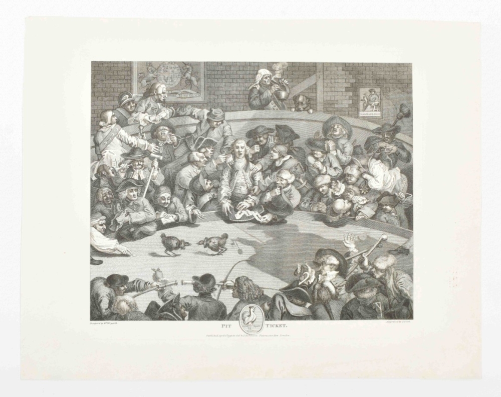 William Hogarth (1697-1764) (after). Four prints: (1) "Beer Street" - Image 5 of 7