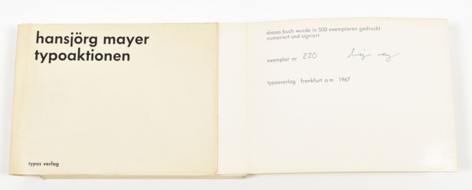 Hansjörg Mayer Typoaktionen and Ludwig Gosewitz Typogramme 1 - Bild 7 aus 8
