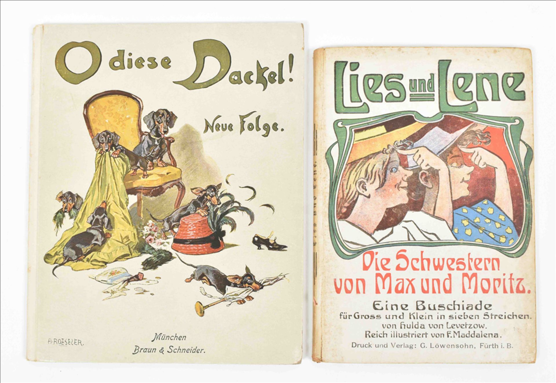 [German Children's books] Lot of nineteen: (1) Kate Greenaway. Am Fenster - Image 6 of 9