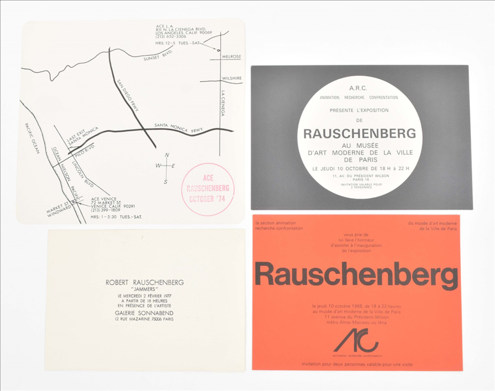 Robert Rauschenberg, announcement cards and posters - Image 9 of 9