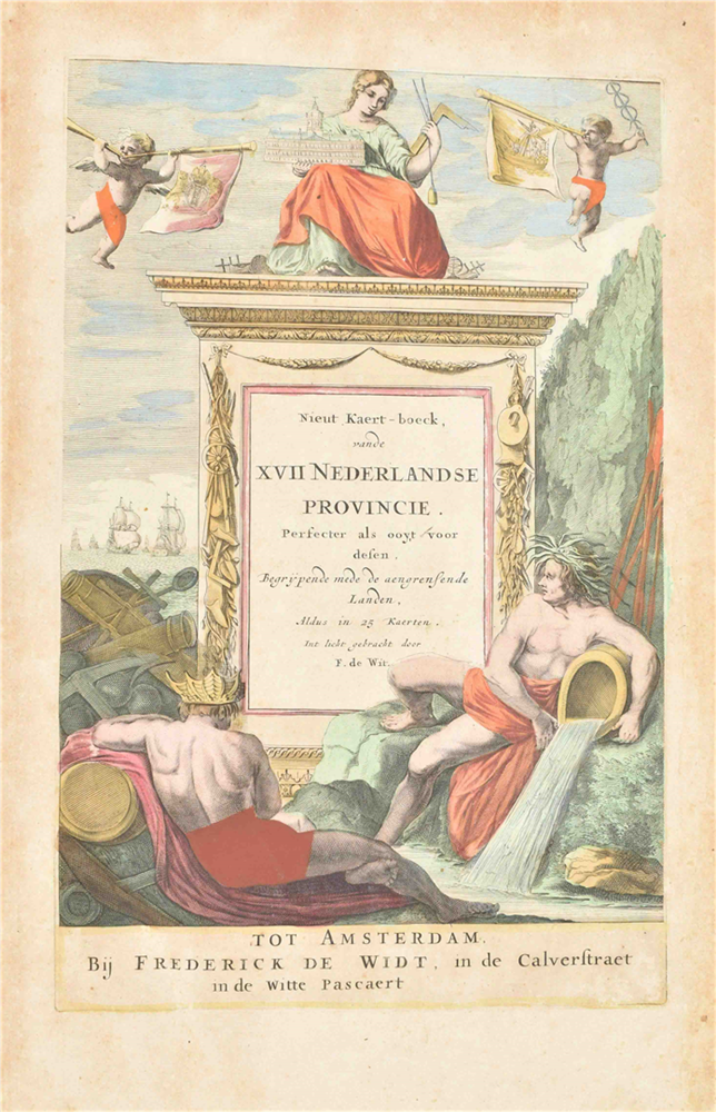 [Netherlands. Belgium. Atlas de Wit] Nieut Kaert-boeck, vande XVII Nederlandse Provincie.