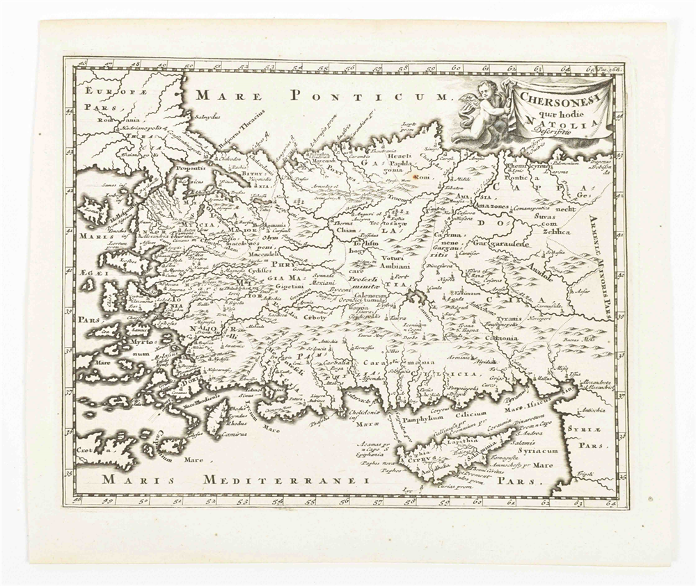 [Turkey] Two maps: (1) "Natolia, quae olim Asia Minor" - Image 6 of 8