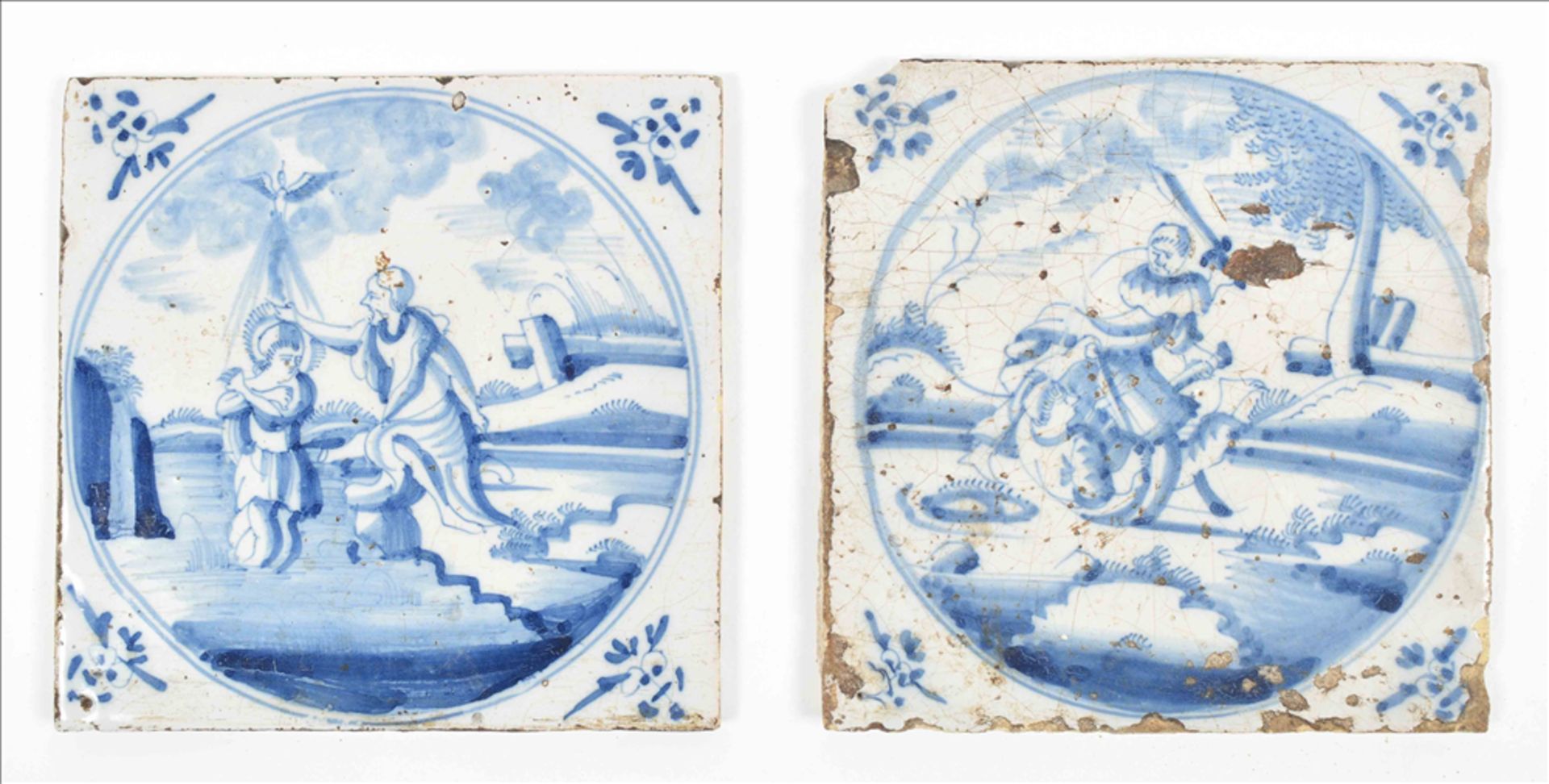Nine Dutch tiles with biblical scenes - Bild 2 aus 7