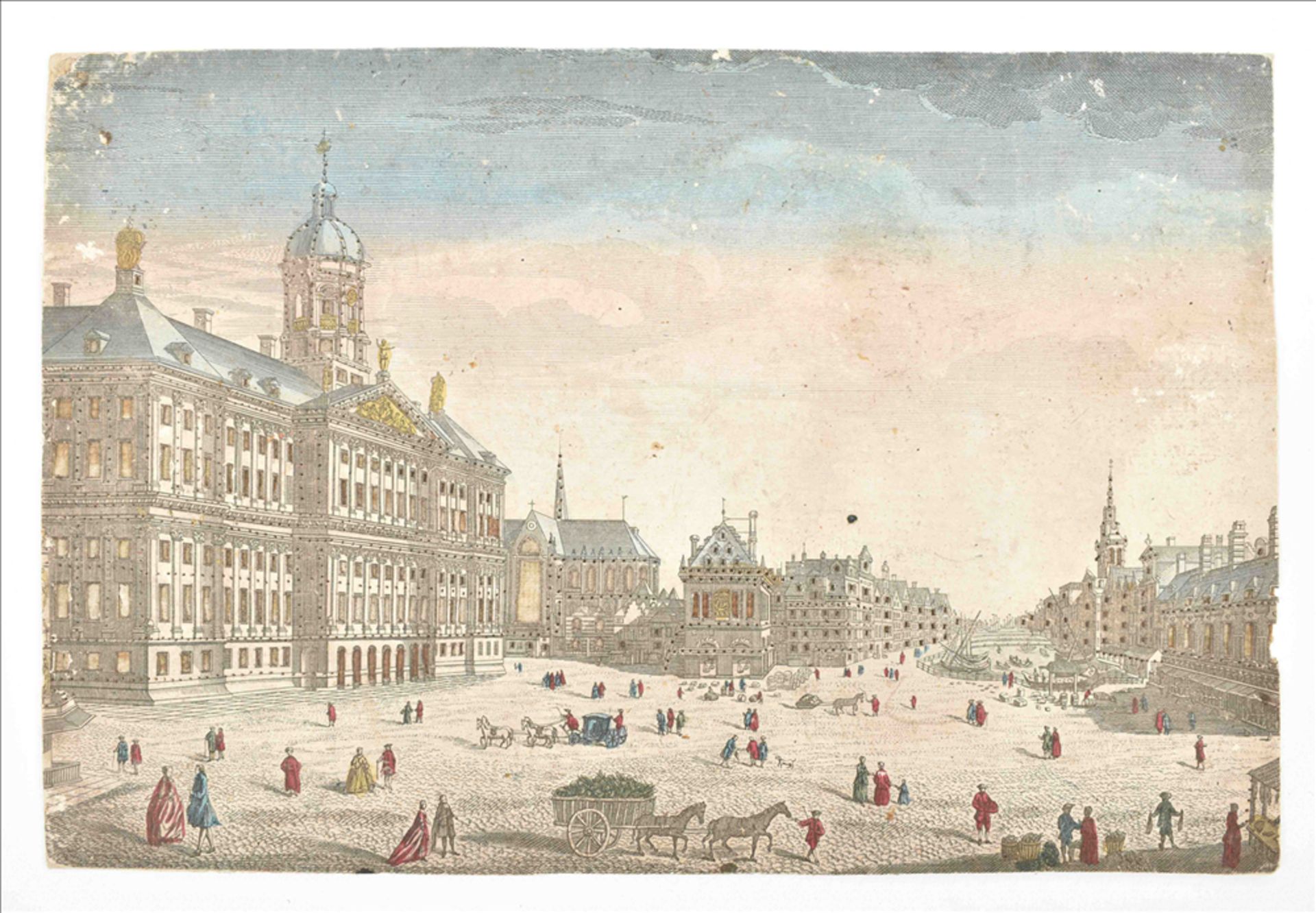 Six optical views: (1) Vue d'Amsterdam prise du vieux Remparts - Bild 4 aus 9