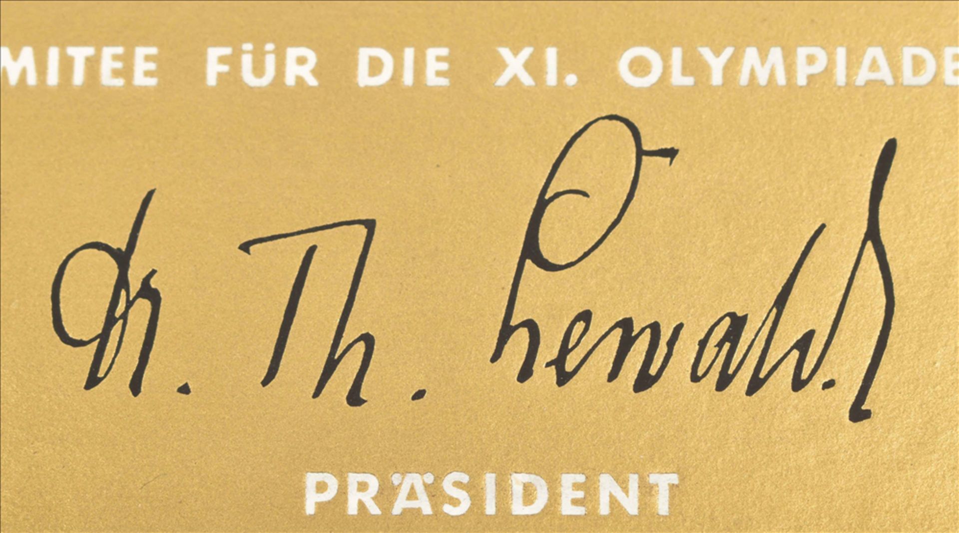 [Olympics] 1936 Berlin Olympics Winner’s Diploma - Image 4 of 4