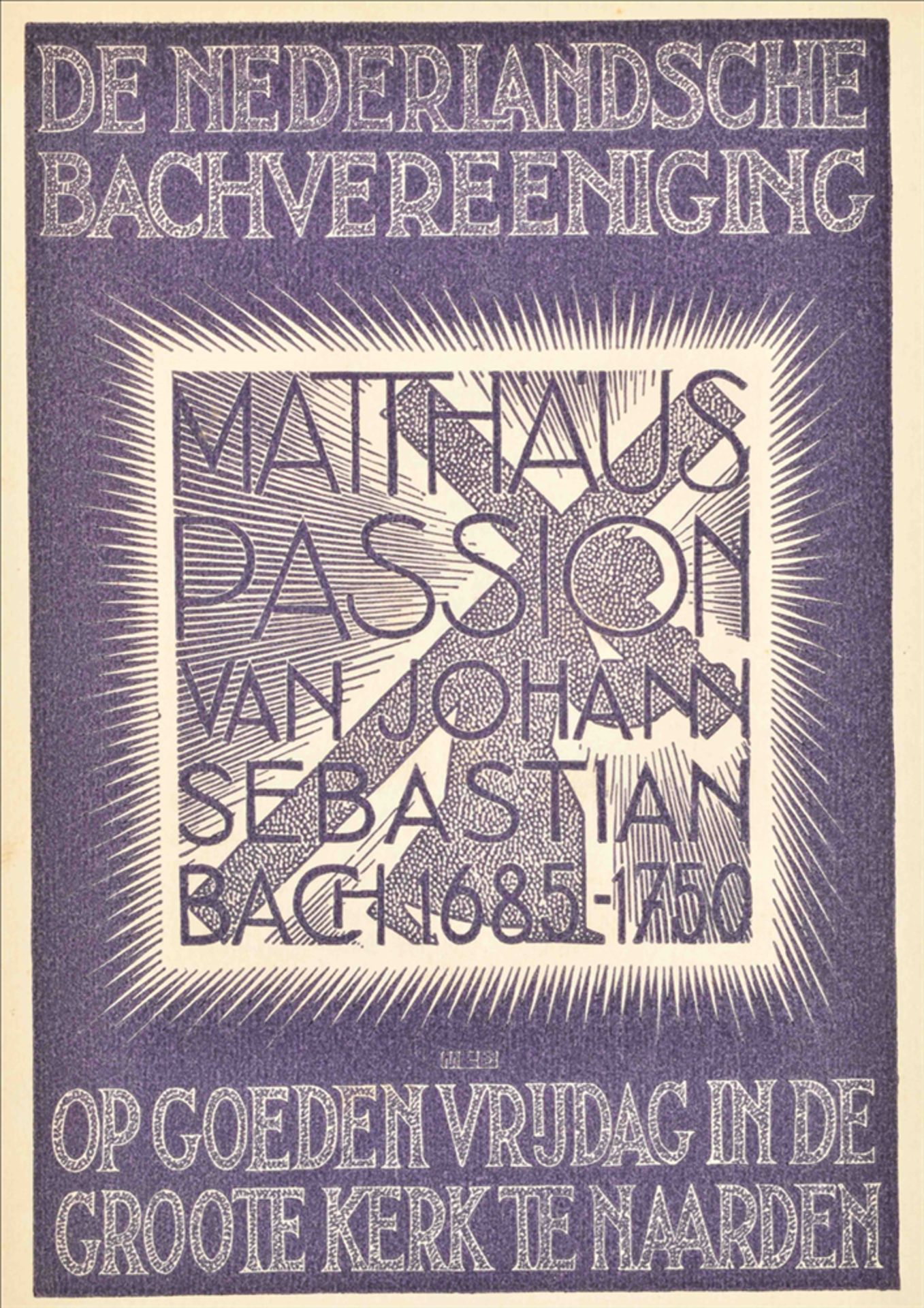 M.C. Escher (1898-1972). De Nederlandsche Bachvereeniging - Image 5 of 5