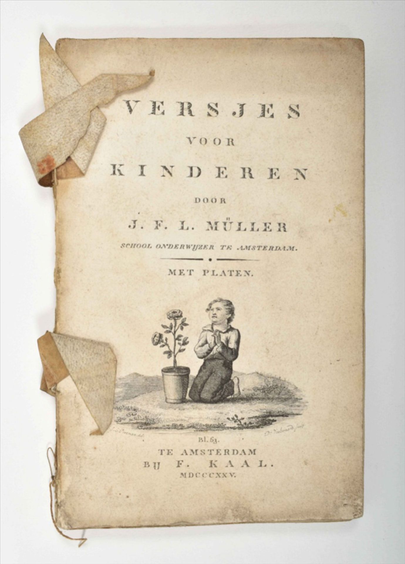 Two rare titles of 19th century Dutch children's poetry - Image 8 of 8