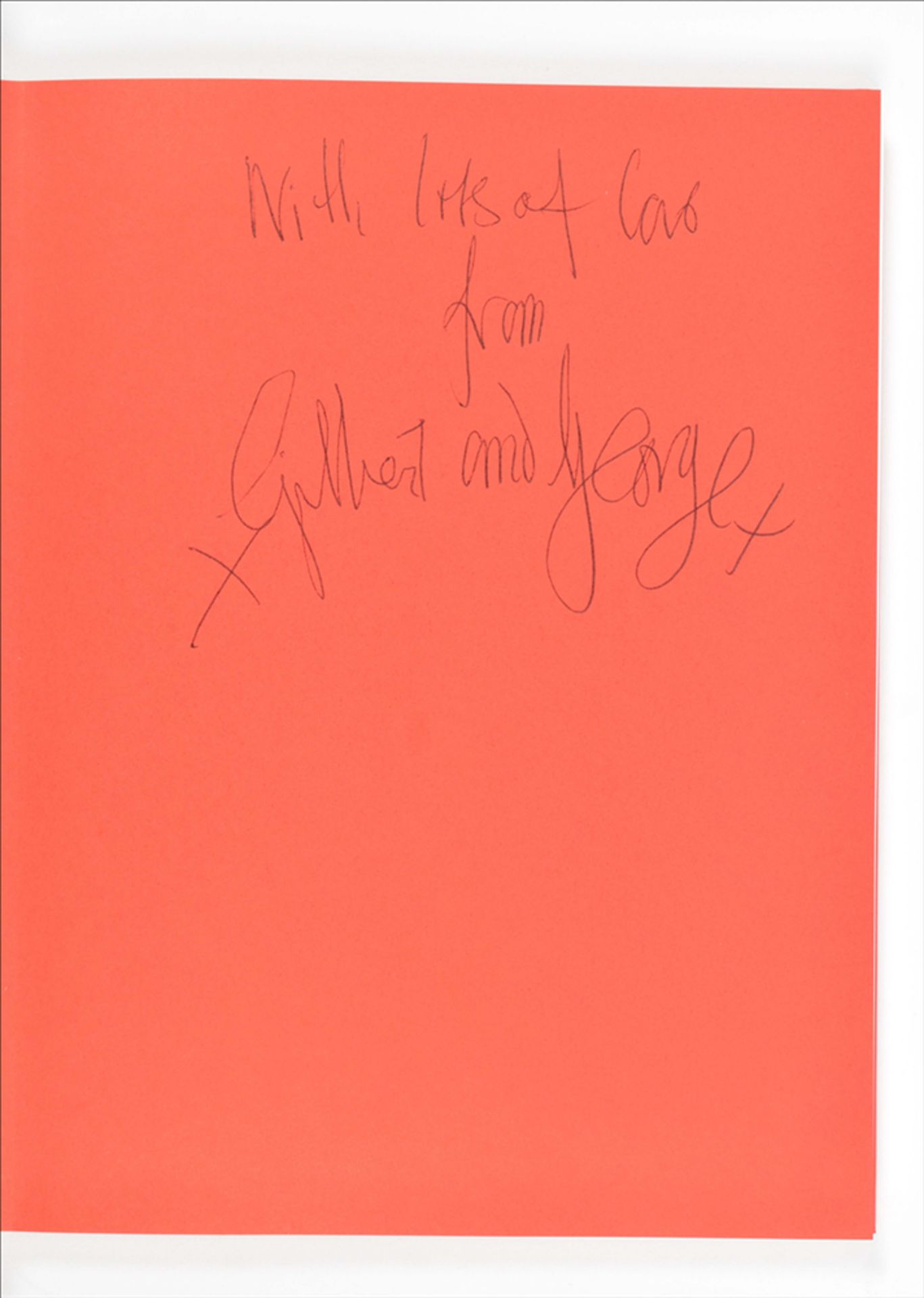 Gilbert & George, record and 3 publications, all signed - Image 9 of 10