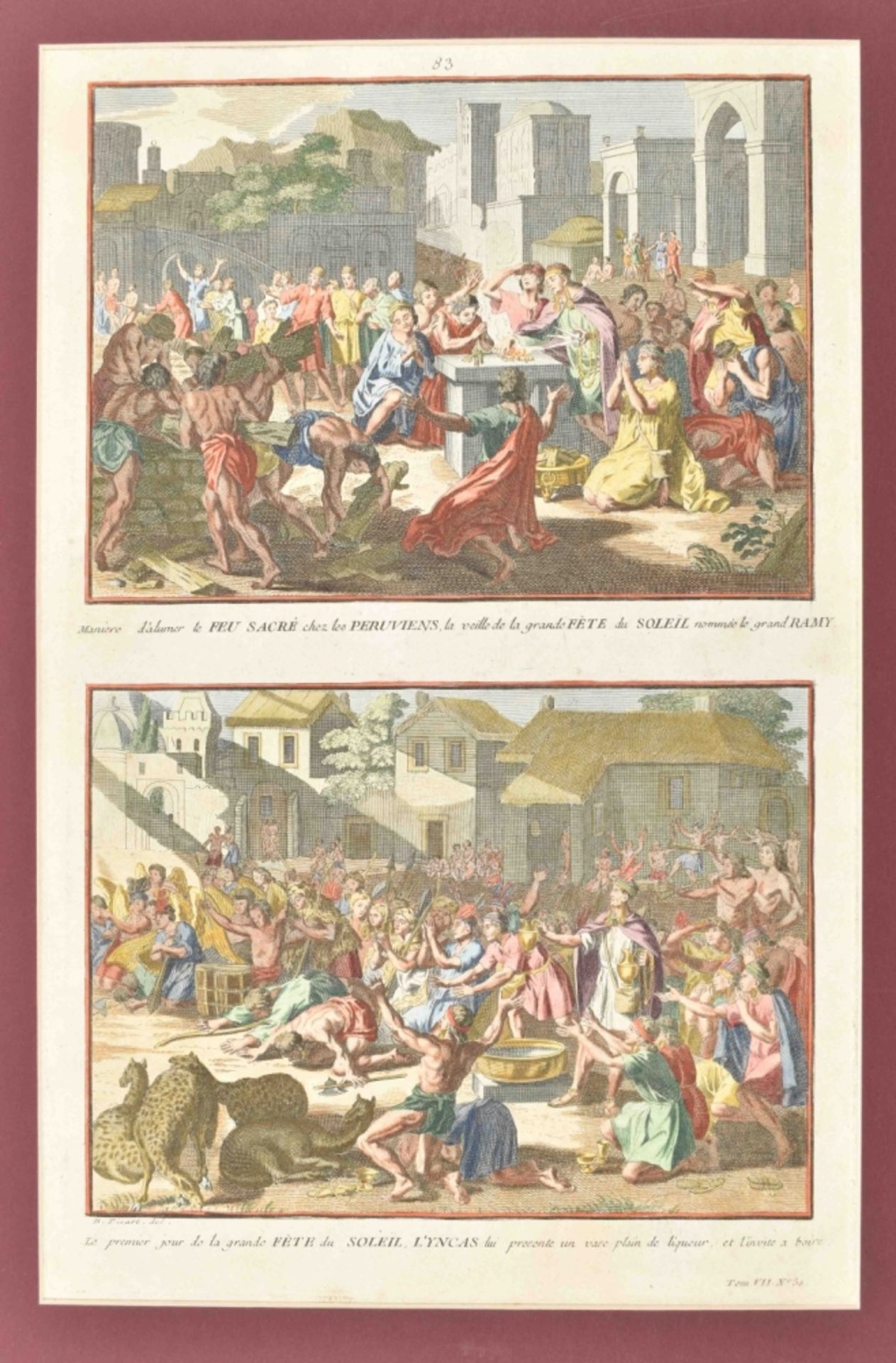 [America. Indigenous peoples] Two print series: Bernard Picard (1673-1733) (after) - Bild 3 aus 3