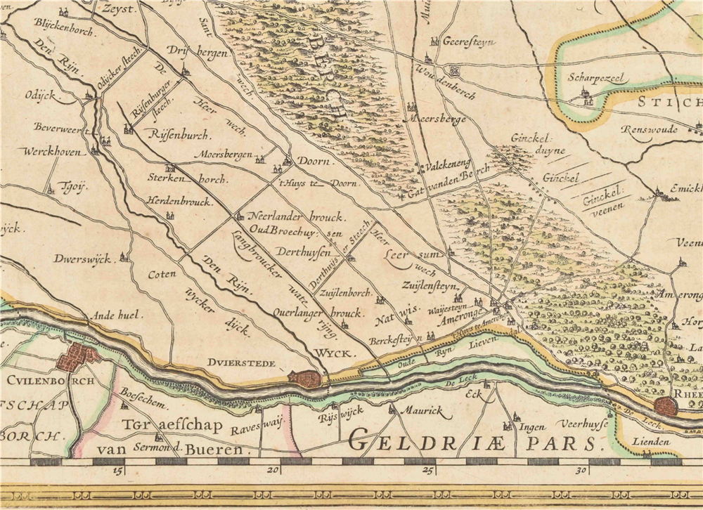 [Utrecht. Province] Two maps: (1) Ultraiectum Dominium - Image 9 of 10