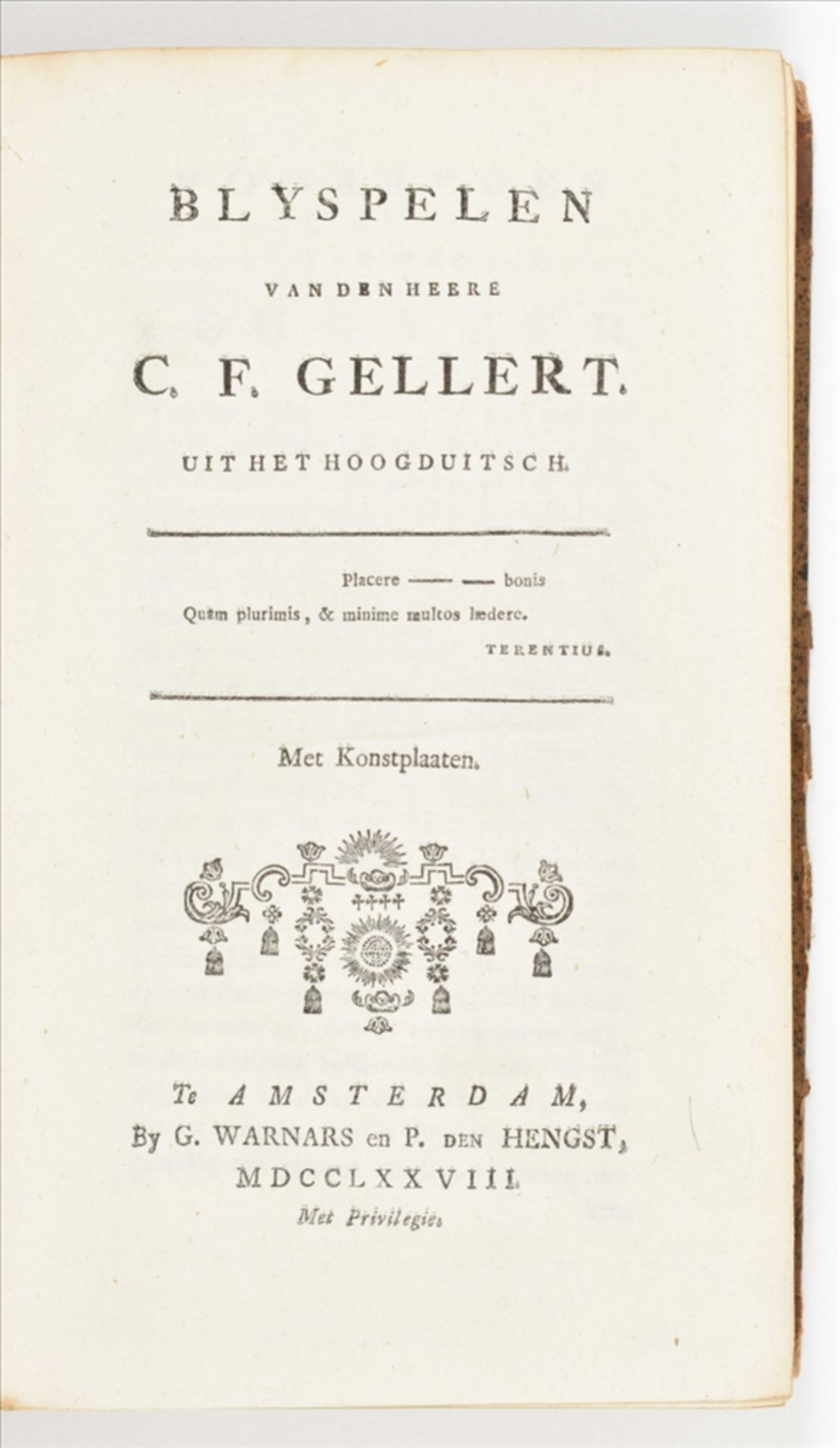 [Plays] Four volumes in Dutch: (1) (A.-F.) Quétant. De hoefsmit, blyspel; met zang - Image 5 of 10