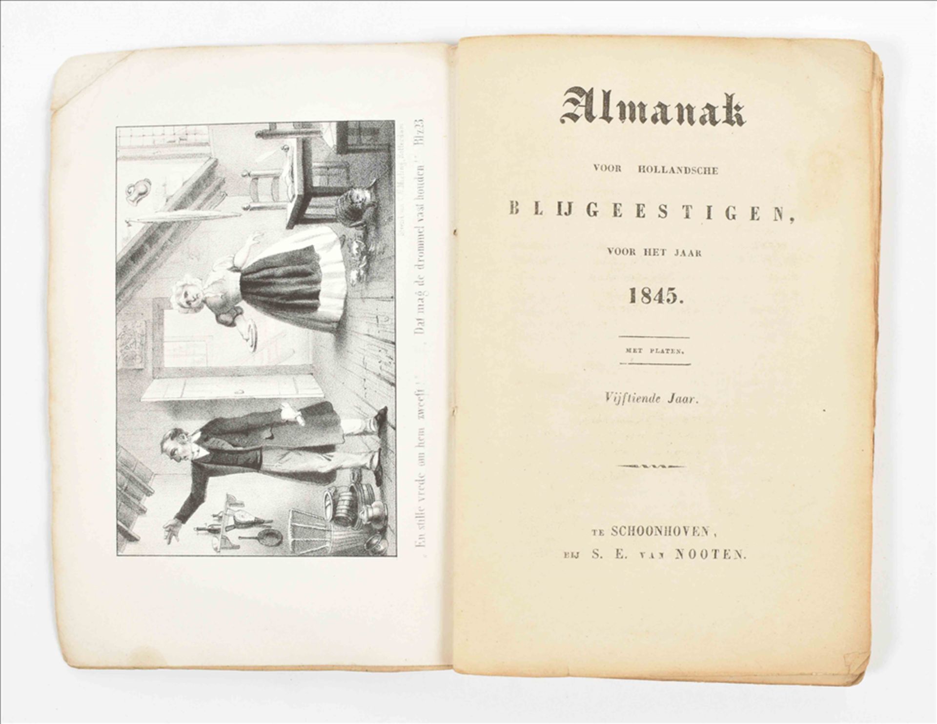 [Almanacs] Eighteen Dutch 18th and 19th century almanacs - Image 9 of 10