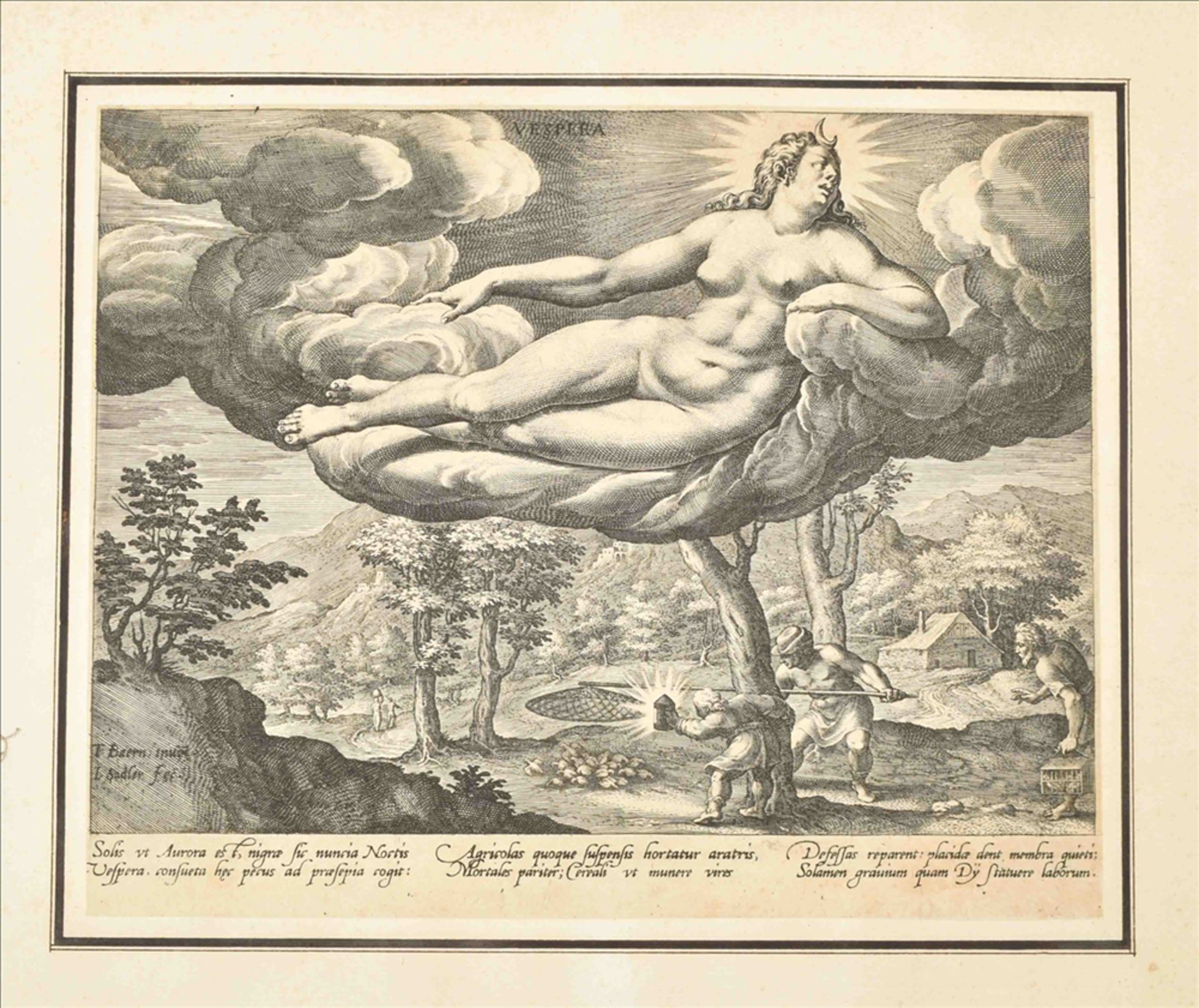 Nine prints: (1) Jacob Matham (1571-1631). 'Pride' - Bild 2 aus 3