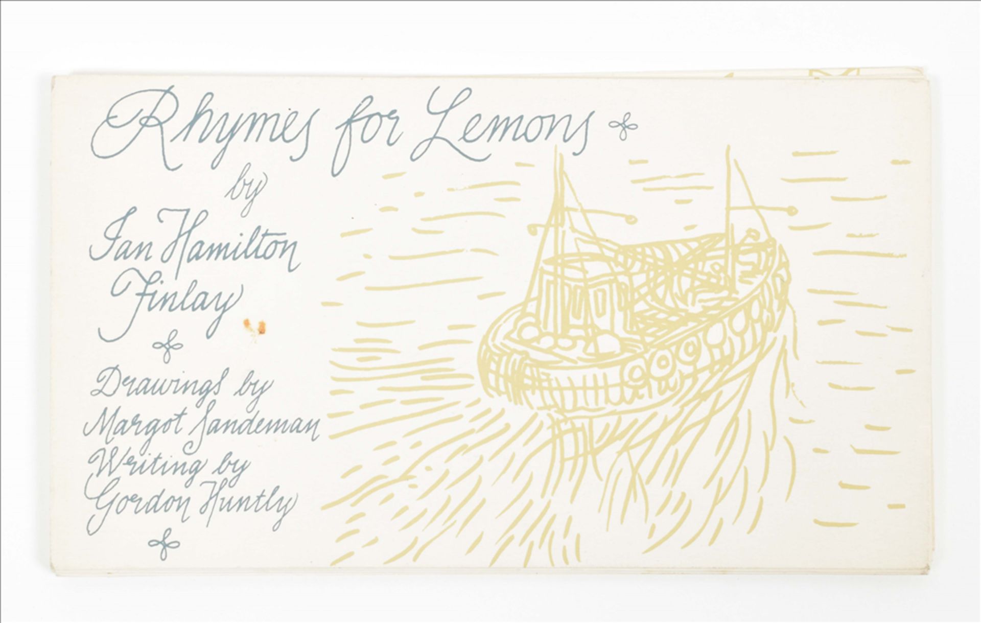 Ian Hamilton Finlay, Rhymes for Lemons and A Sailor's Calendar - Image 5 of 9