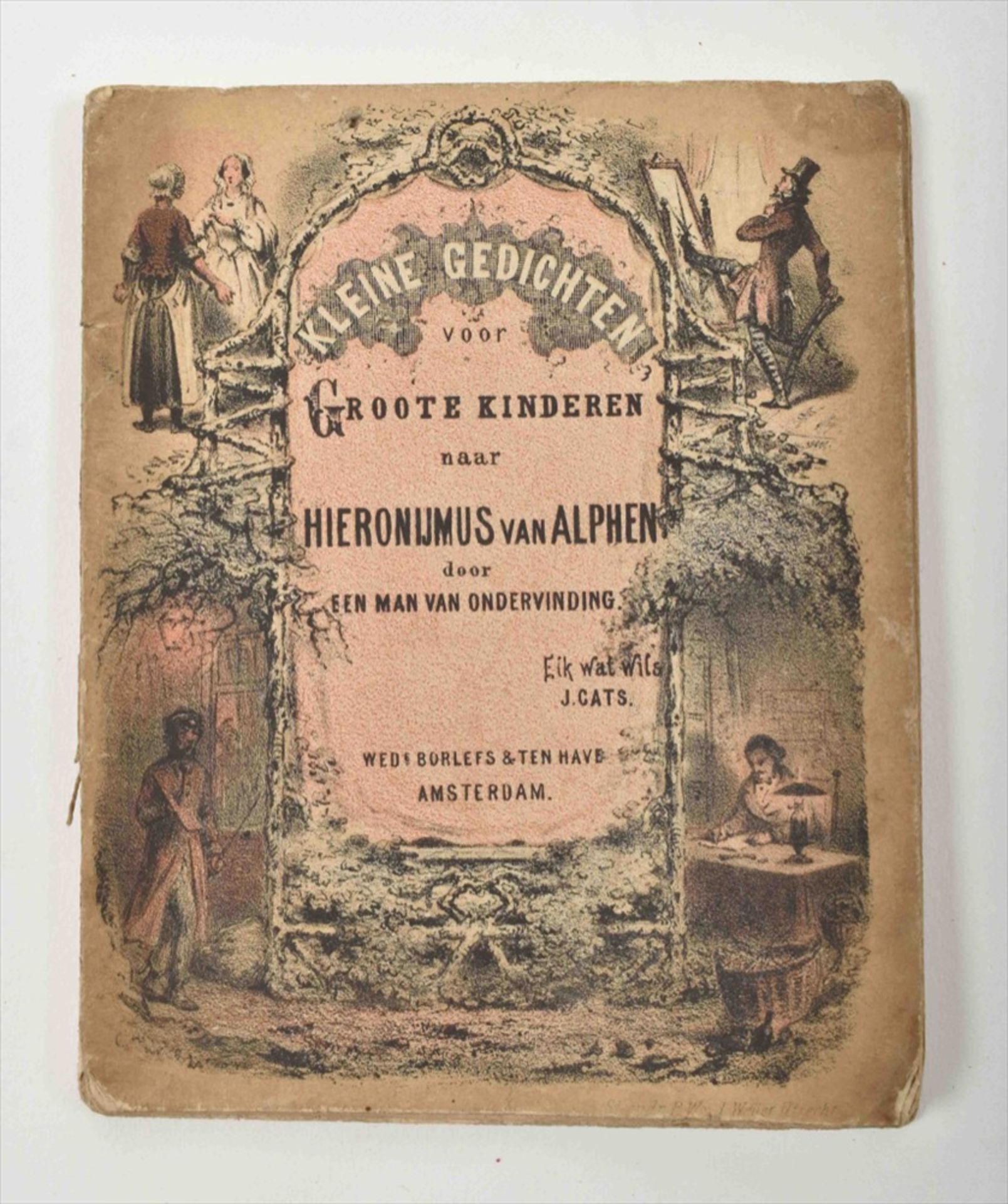 Two rare titles of 19th century Dutch children's poetry - Image 4 of 8