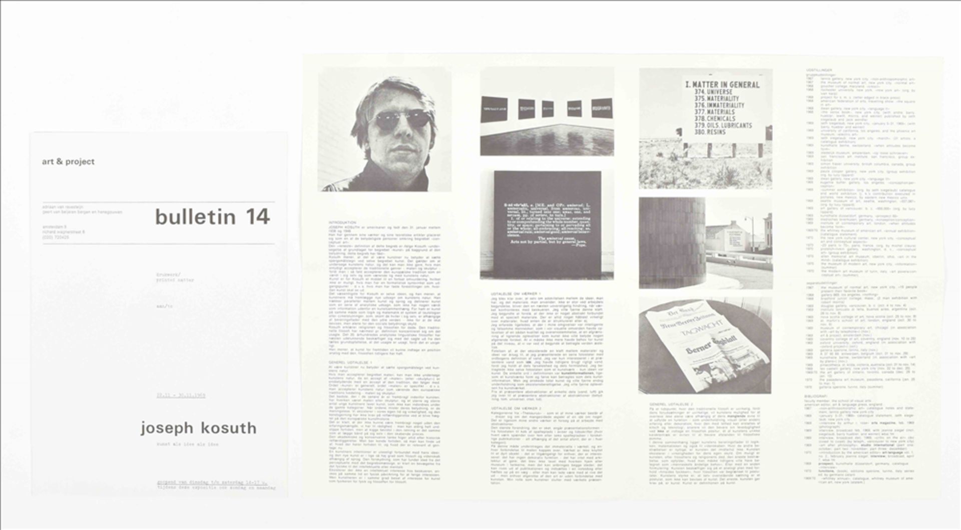 Joseph Kosuth, collection of ephemera - Bild 4 aus 10