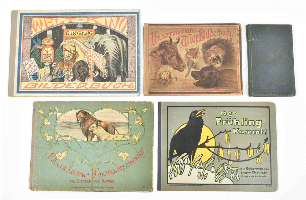 Nine German children's books about animals