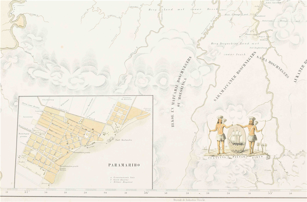 [South America] Eight maps: (1) "d'Engelse Volkplanting in 't Amerikaans - Image 10 of 10