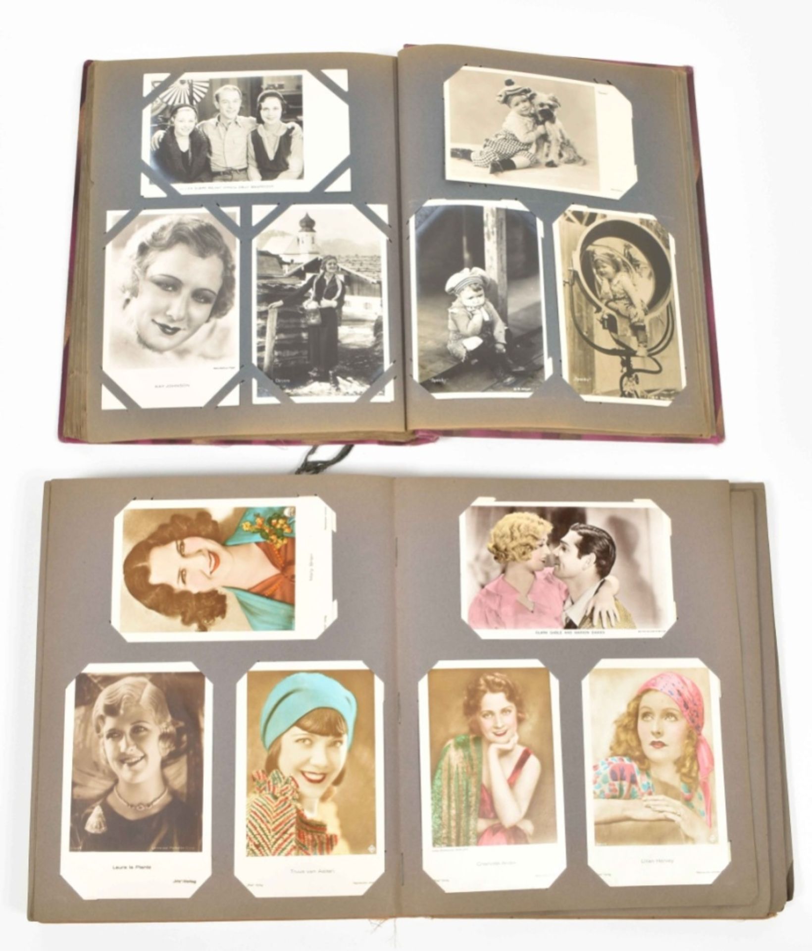 [Film] Two picture postcard albums of early 20th century actors and actresses - Bild 6 aus 8