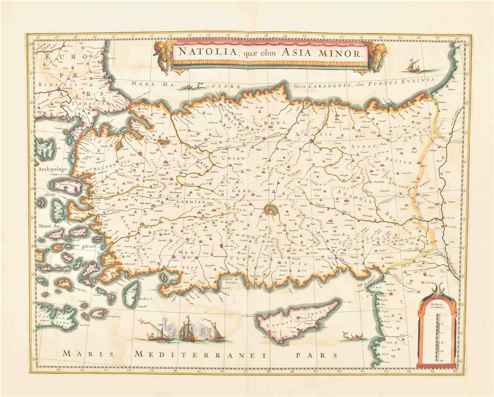 [Turkey] Two maps: (1) "Natolia, quae olim Asia Minor" - Image 2 of 8