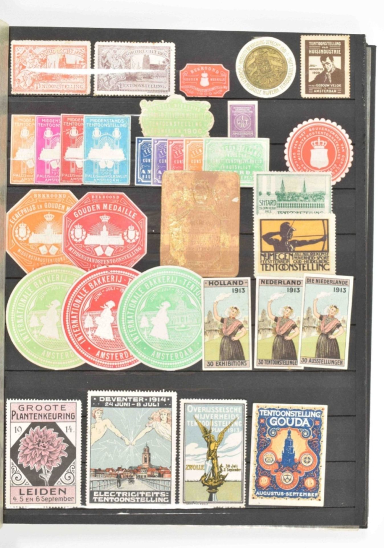 [Poster stamps] Album with approximately 600 poster stamps - Image 10 of 10