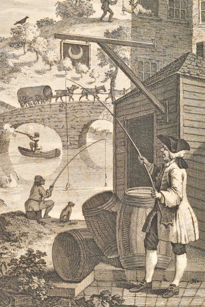 William Hogarth (1697-1764) (after). Four prints: (1) "Beer Street" - Image 4 of 7