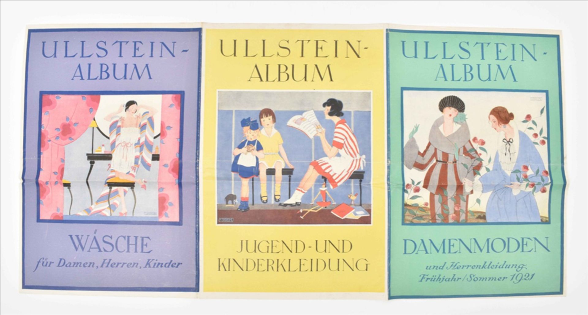 Seven German posters: (1) "Sammlung moderner Belletristik in- und ausländischer Autoren" - Bild 2 aus 8