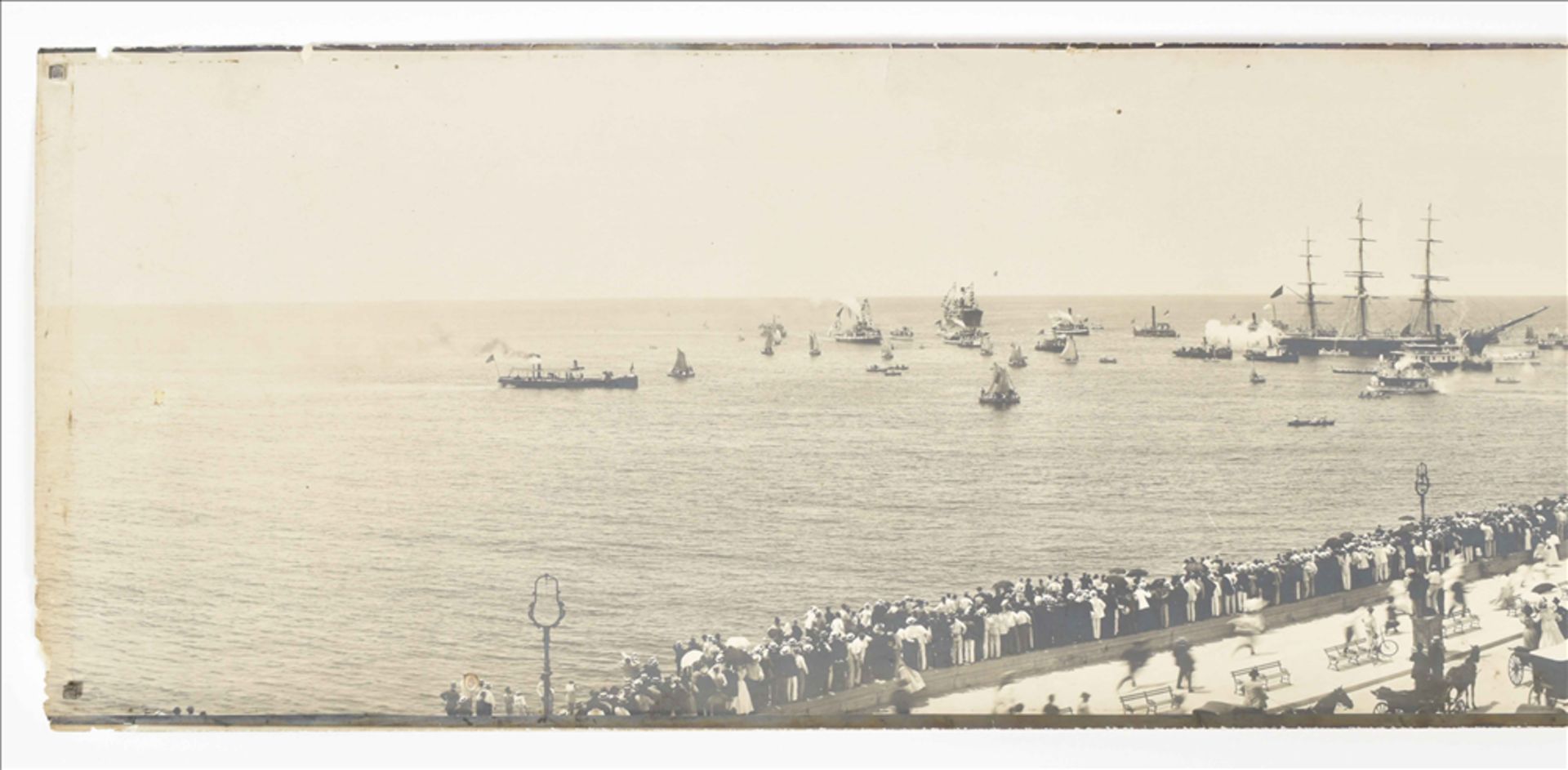 [Malta] Alfonso Lopez. Panoramic view of Valetta Harbour, Malta - Image 4 of 6