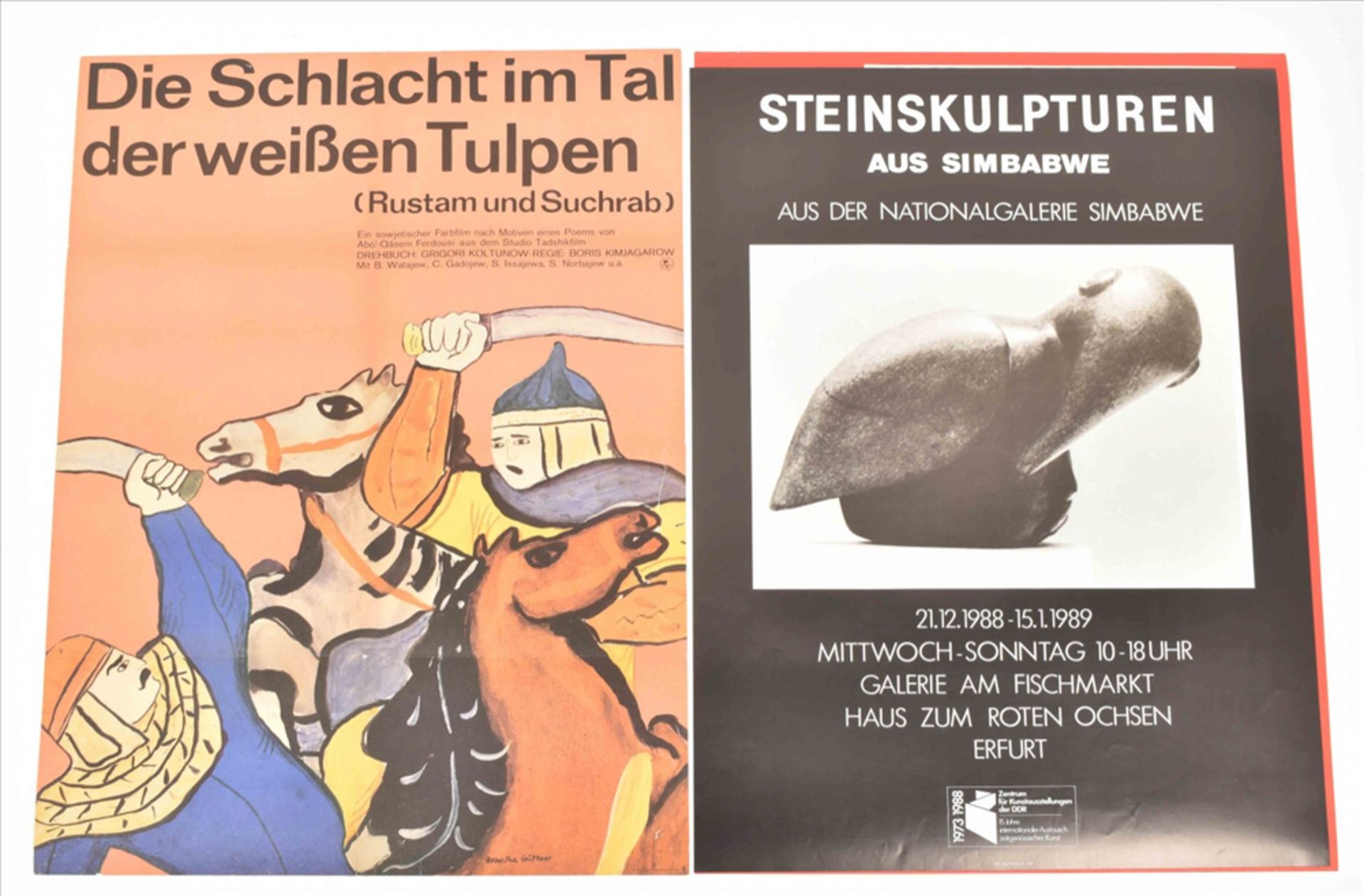 [DDR] Twelve East German movie and exhibition posters: (1) Künstlerische Fotografie Mocambique - Image 7 of 8