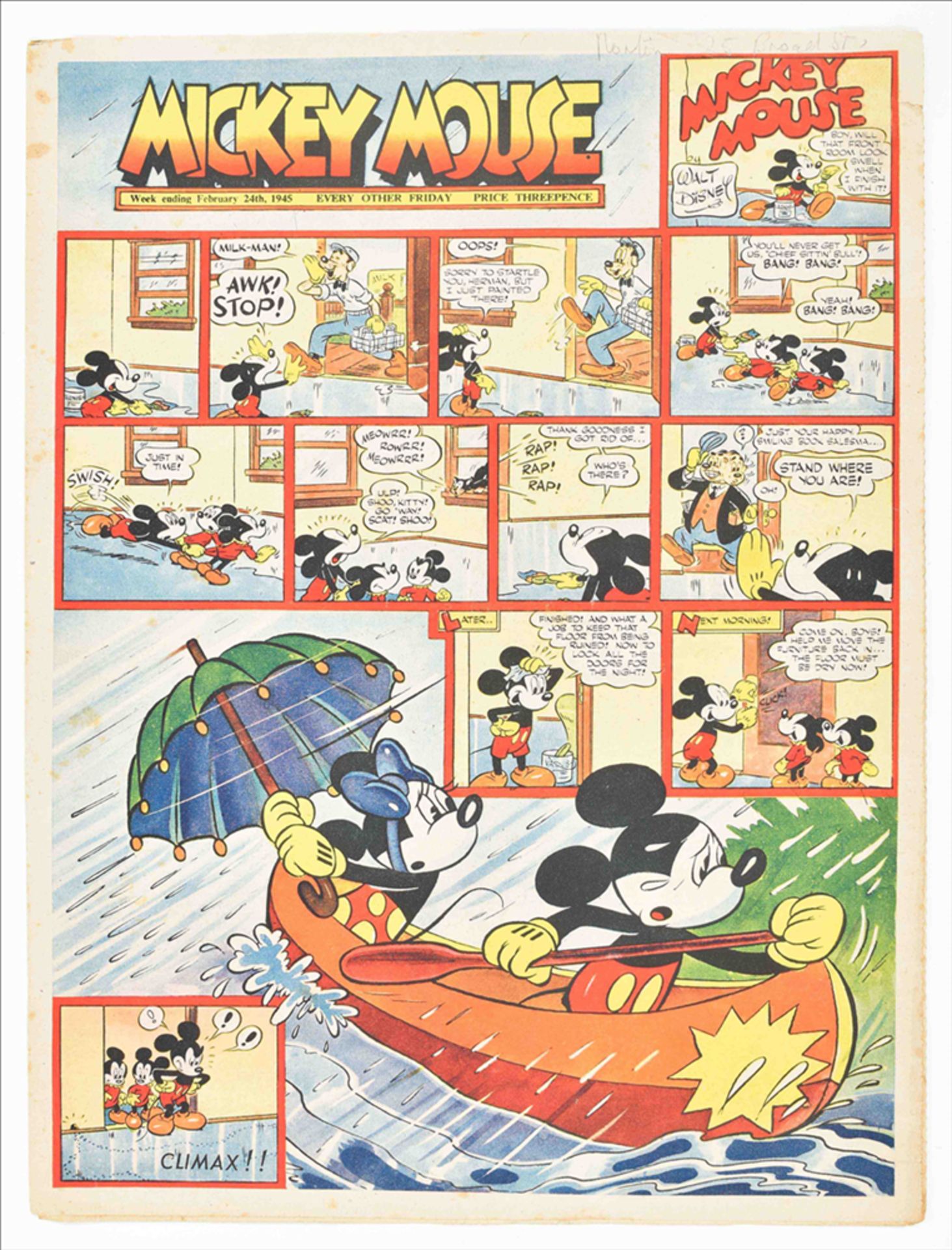Walt Disney. Mickey Mouse Weekly - Image 6 of 8