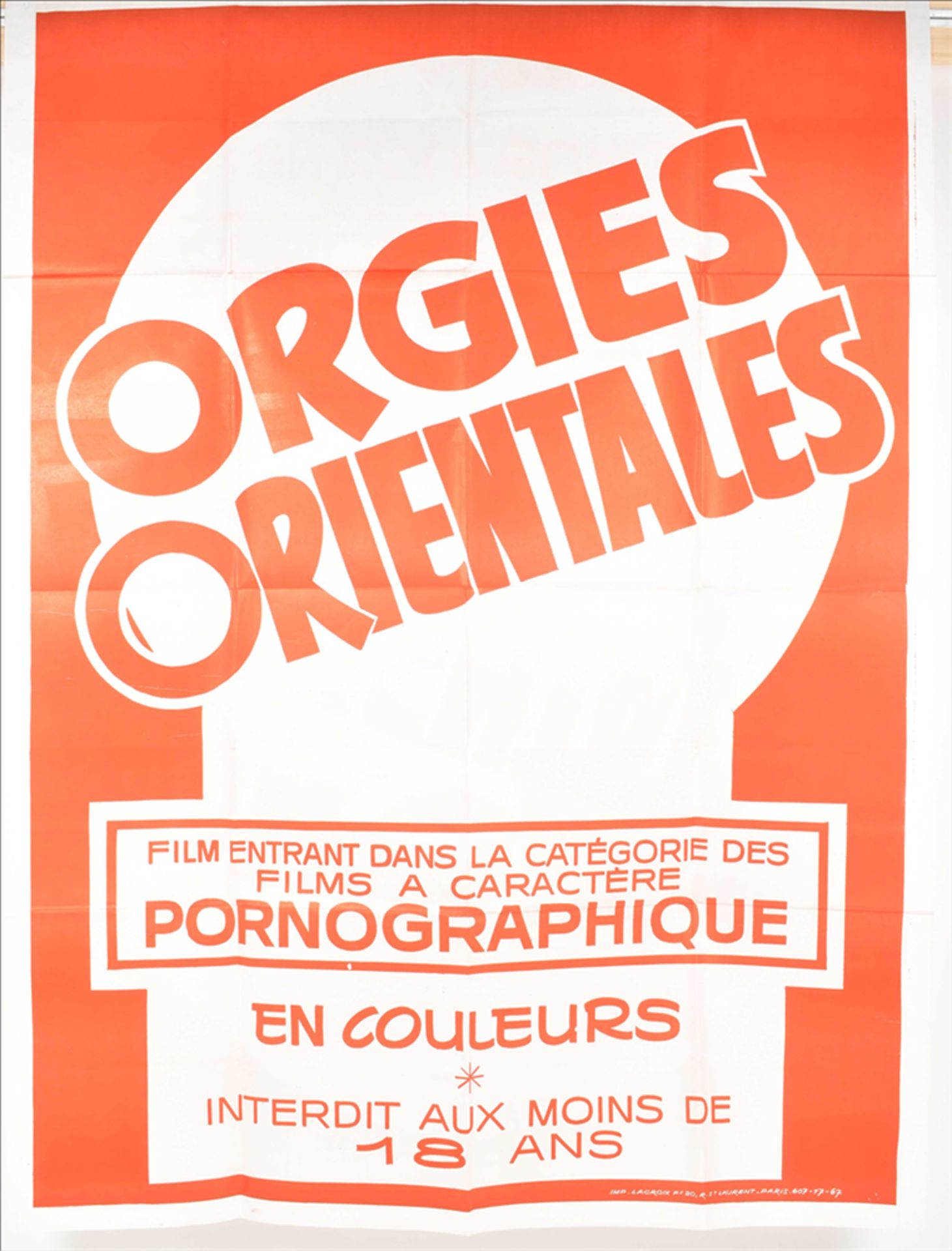 [Posters. Film] Collection of six posters for erotic films