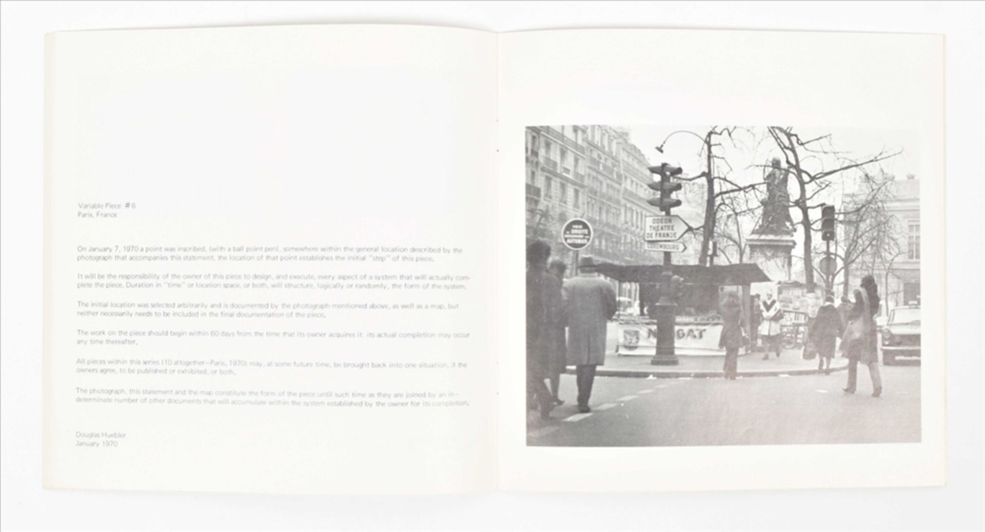 Douglas Huebler, two artists' books - Image 3 of 8