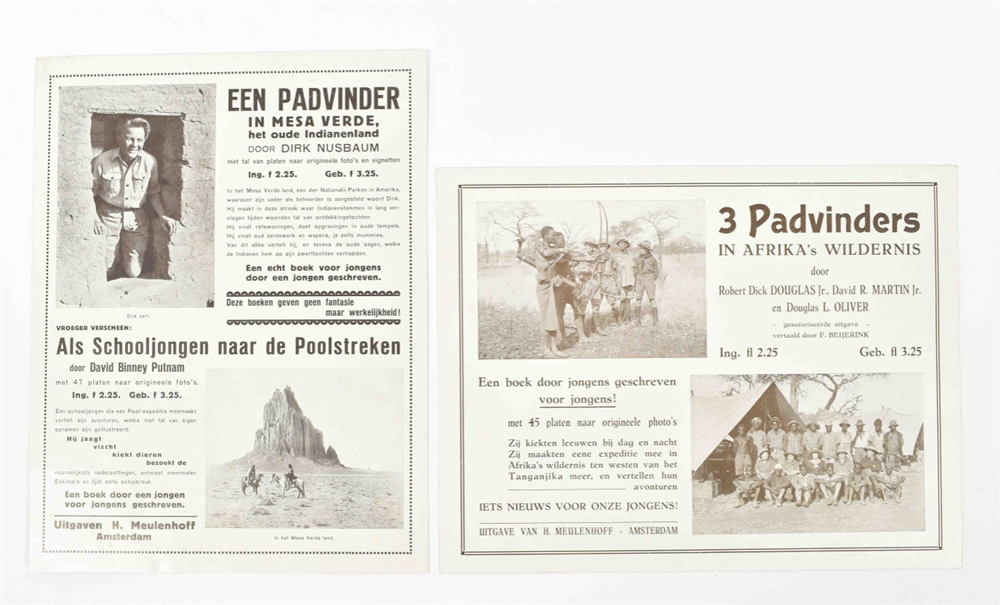 Eleven posters/ prospectuses of Dutch editions: (1) "Alhier verkrijgbaar. Georg Fuchs - Image 7 of 8