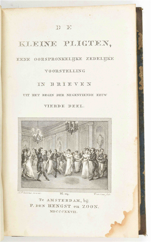 [Dutch literature] Collection of 34 (rare) 19th cent. works by various authors in 37 vols. - Image 9 of 10