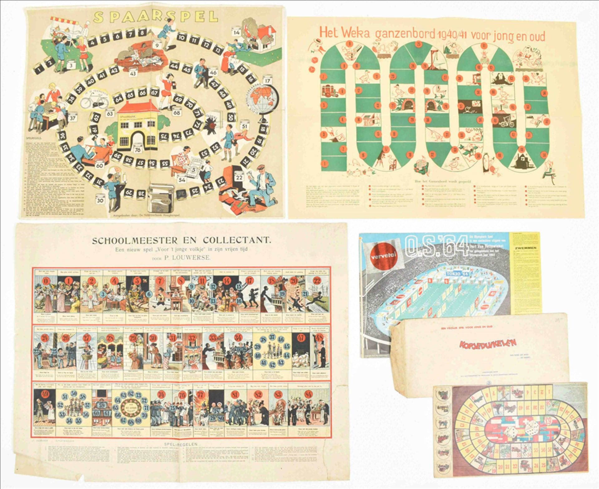 [Advertorial paper board games] Het Weka ganzenbord 1940/41 voor jong en oud - Bild 5 aus 8