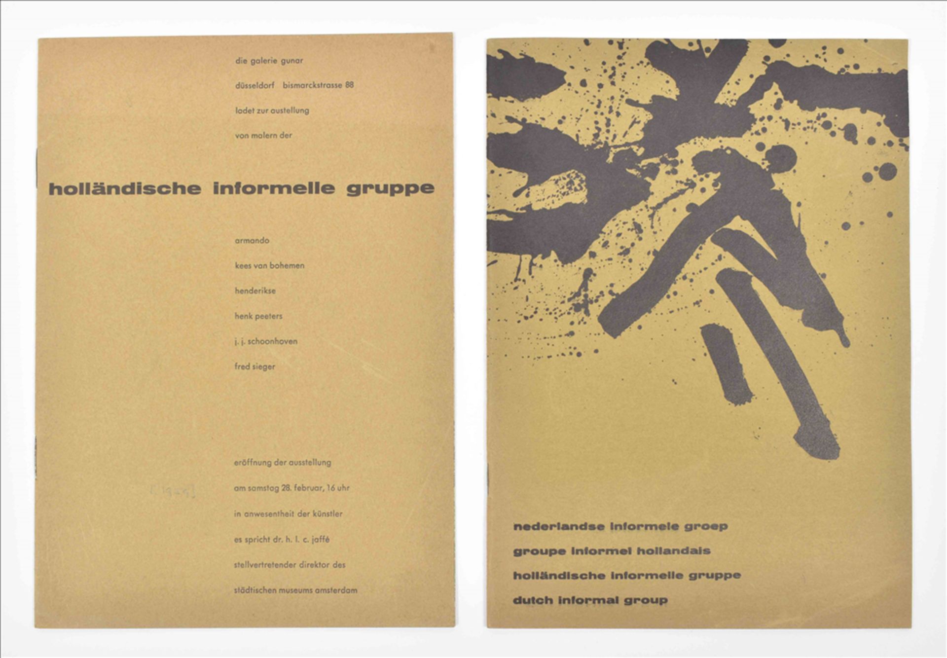 Large set of documents concerning the Dutch Informal Group, 1959-1960 - Bild 6 aus 9