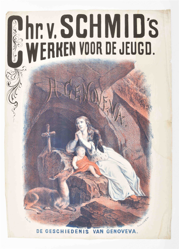 Three rare posters: (1) "Iedere maand verschijnt eene aflevering van 48 bladzijden druks - Image 4 of 6