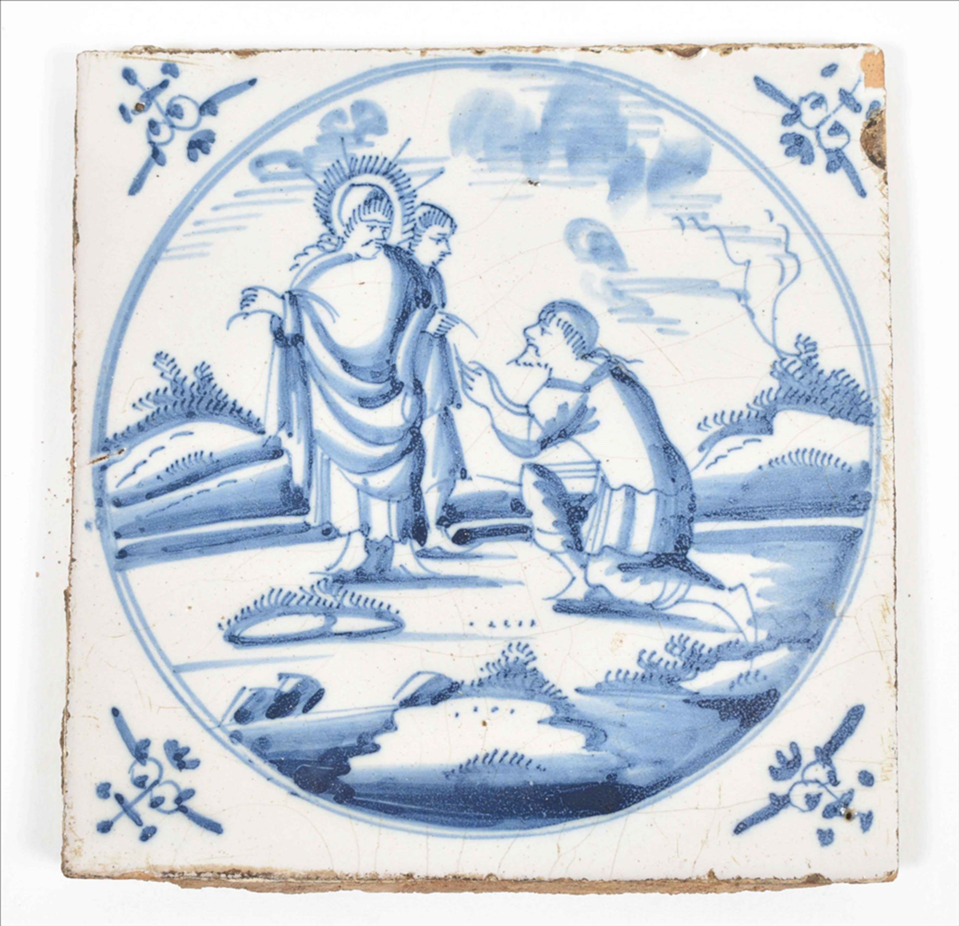 Nine Dutch tiles with biblical scenes - Bild 6 aus 7