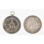 Pieter van Abeele (1608-84). Marriage medal