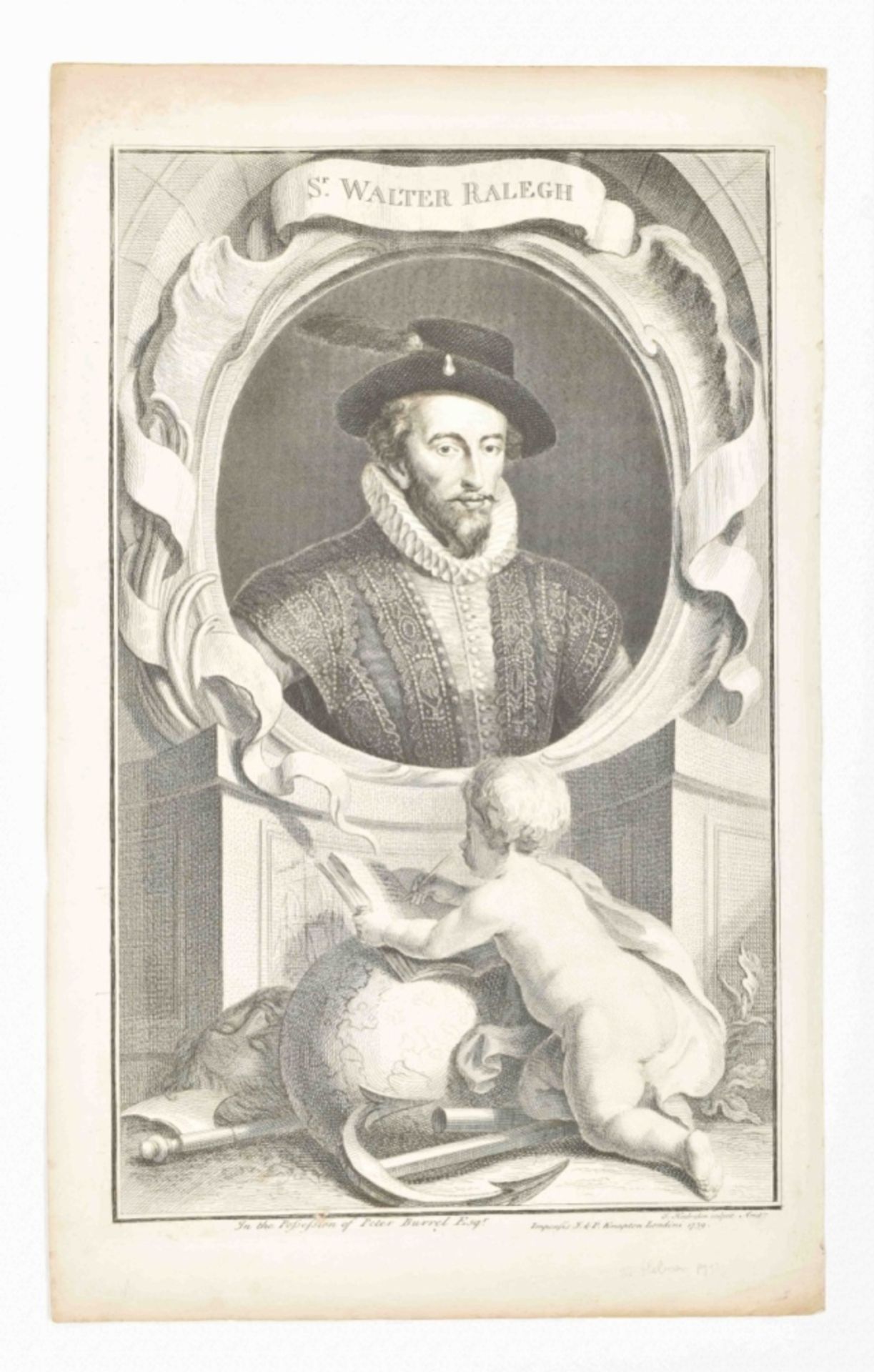 [Portraits. House of Orange] Six miscellaneous large portraits: (1) Jonas Suyderhoef (1613-86) - Bild 3 aus 3