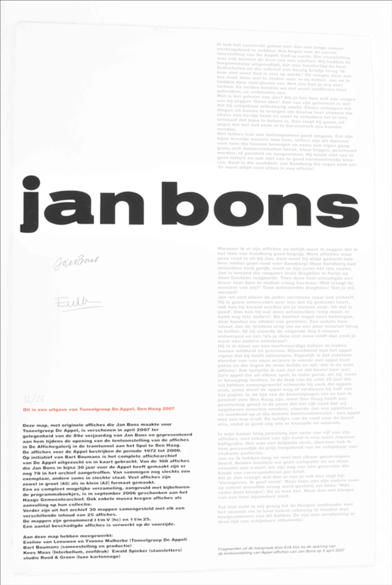 Jan Bons (1918-2012). Affiches van Jan Bons - Bild 5 aus 10