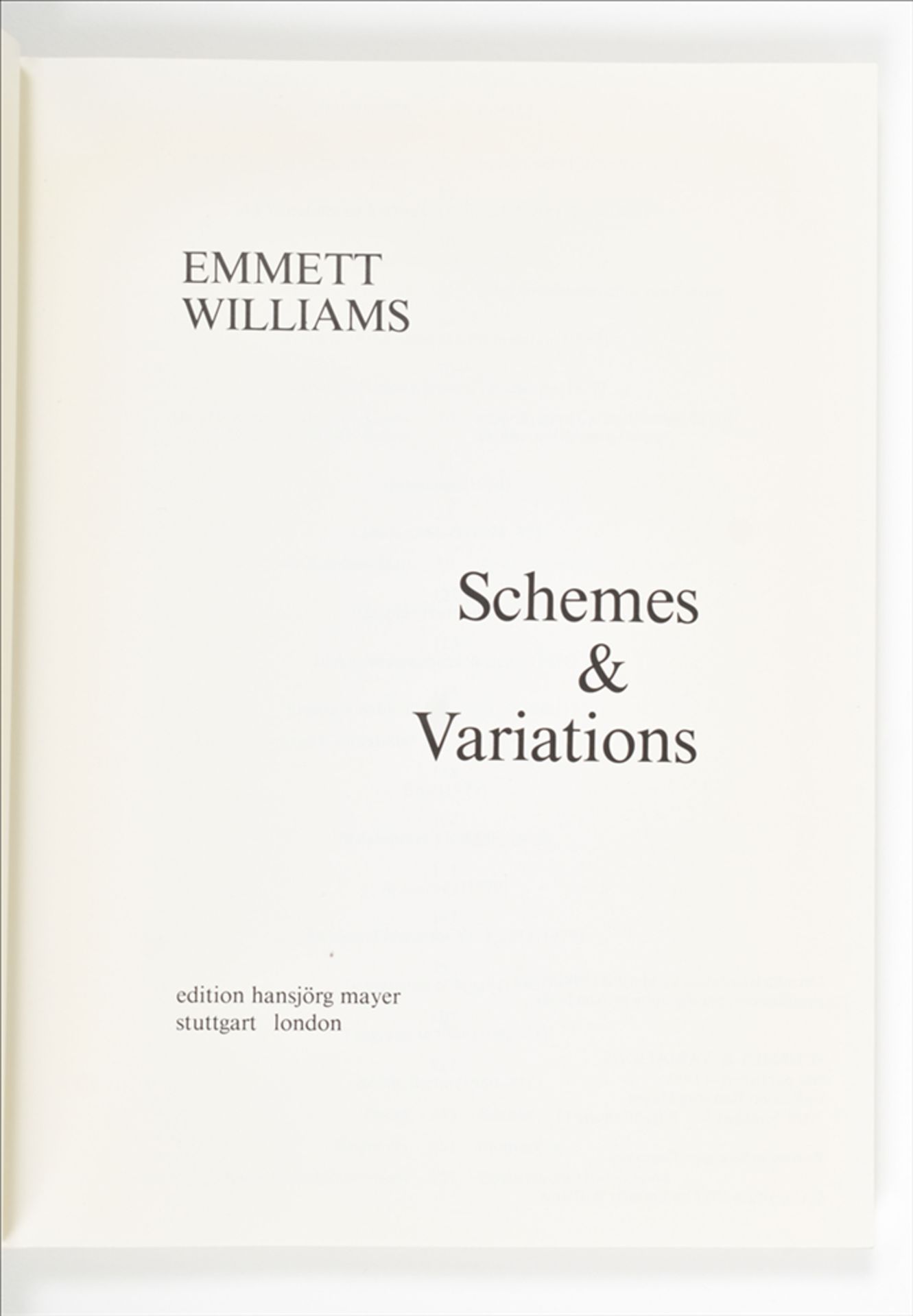Emmett Williams, A Valentine for Noël and Schemes & Variations - Bild 4 aus 10