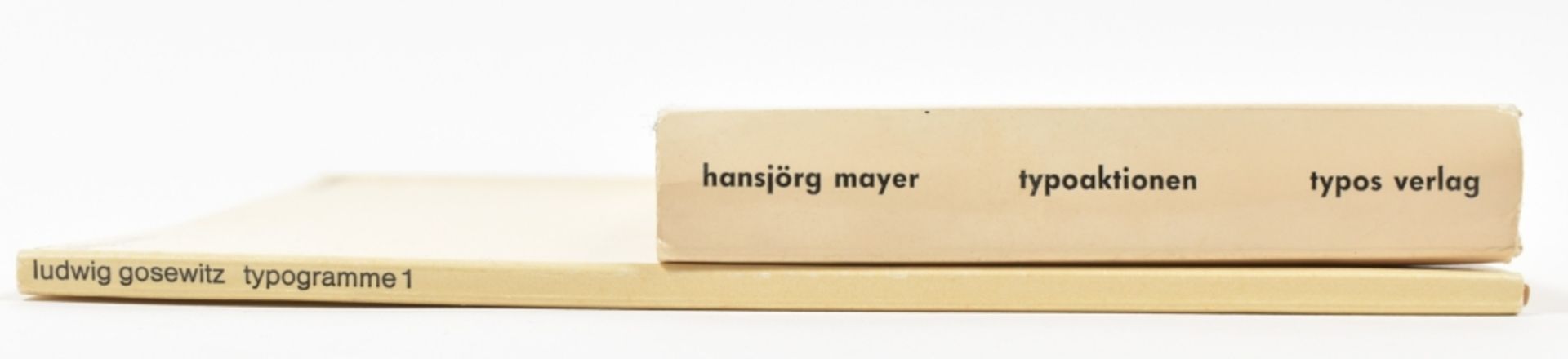 Hansjörg Mayer Typoaktionen and Ludwig Gosewitz Typogramme 1 - Bild 8 aus 8