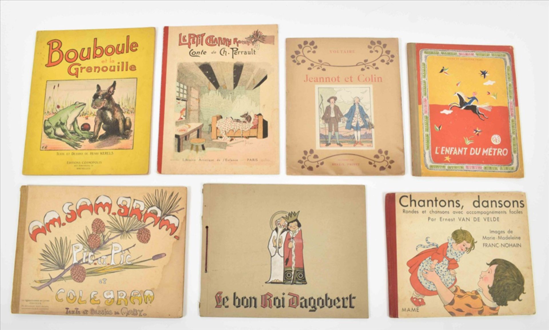 [French Children's books] Lot of fourteen. Including: (1) Hilda Lagrange. Le Roi de la mer - Image 5 of 8