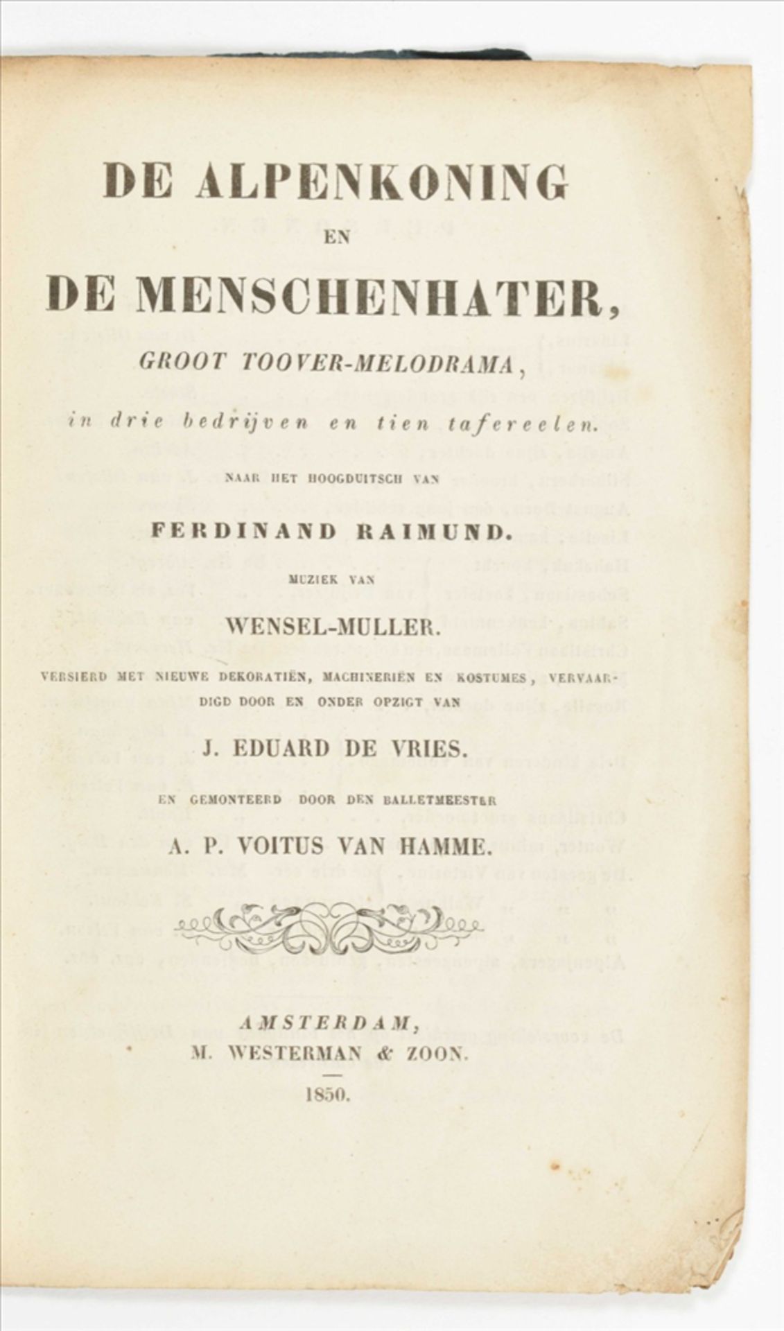 [Plays] 24 (rare) 19th cent. plays, including 8 published by Westerman in Amsterdam - Image 6 of 10